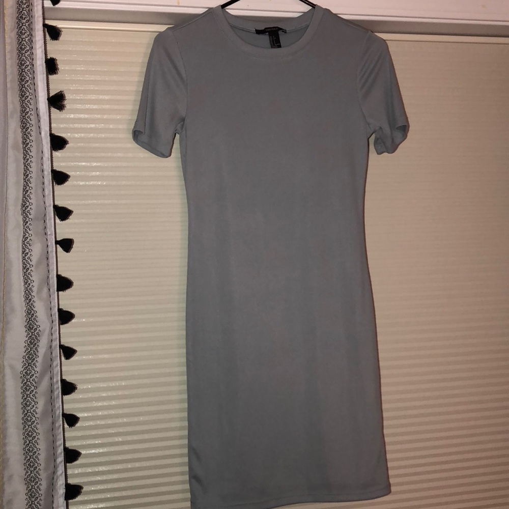 Light blue T-shirt dress